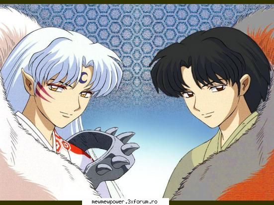 sesshomaru este personajul meu preferat din inuyasha, puternic destul bine