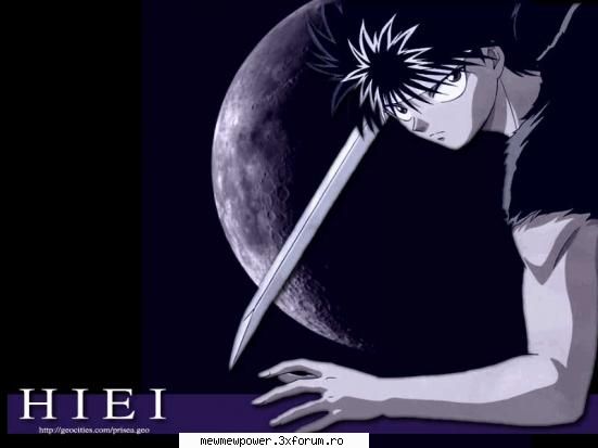 hiei vs. kurama preferatul meu este hiei. imi place caracterul sau.