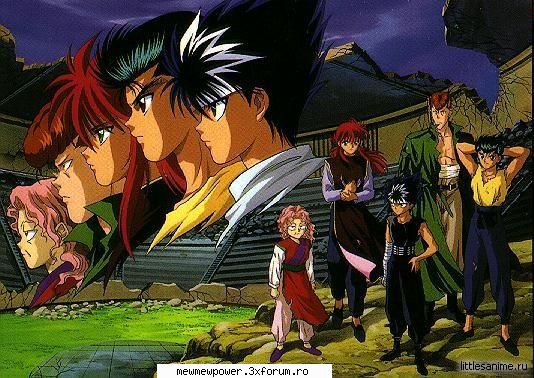E dragutz desenul. - mie imi place mult acest anime , dar sunt multe - Yu Yu Hakusho