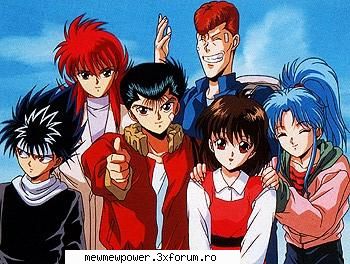 E dragutz desenul. - cine nu s-a uitat cel din mijloc e yusuke aia doi - Yu Yu Hakusho