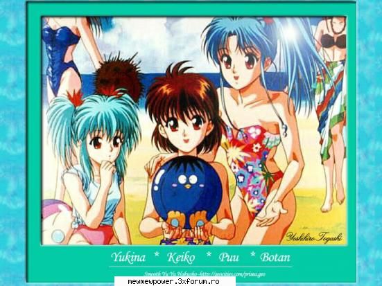 Fetele din Yu Yu Hakusho! - Uite o poza cu Yukina, Keiko si Botan - Yu Yu Hakusho