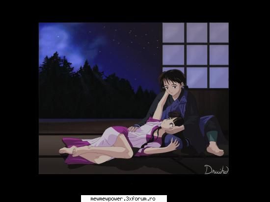 Kagome, Kikyo and Sango... - sango...imi place cand il plesneste pe miroku!!!! - Inuyasha