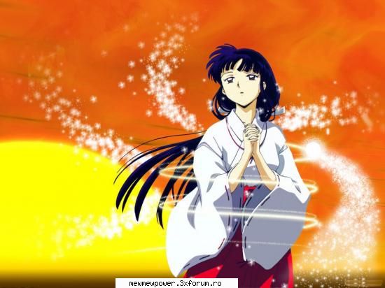 Kagome, Kikyo and Sango... - ok.....uitati un wallpaper cu kikyo - Inuyasha