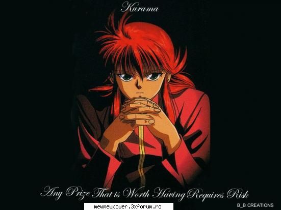 ~Kurama~ - ia uite poza asta - Yu Yu Hakusho
