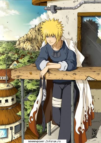 Poze din acest anime - Ce dragutz e Yondayme(al 4 lea hokage) - Naruto