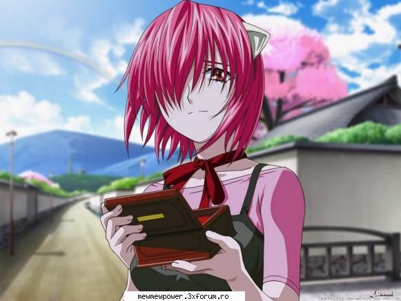 Poze din animeuri si desene - Lucy,partea rea a lui Nyuu din Elfen Lied - Galleries