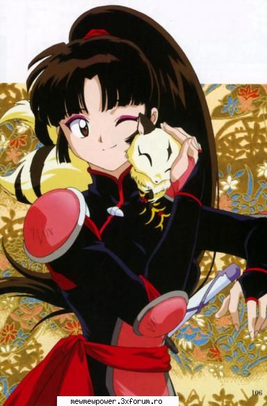 o aleg pe sango pt ca se bate .... dar si de kagome imi place kagome si sango